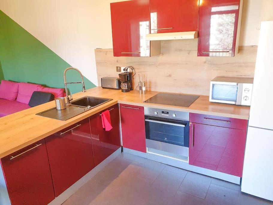 Spacieux Appartement Au Calme 15Min Sud De Lyon Proche Metro Et Gare Confluence Aquarium Gerland Oullins Dış mekan fotoğraf